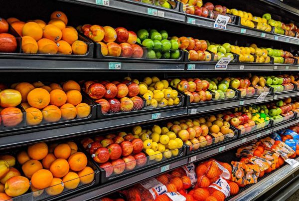 Obst Abteilung in einem Geschäft