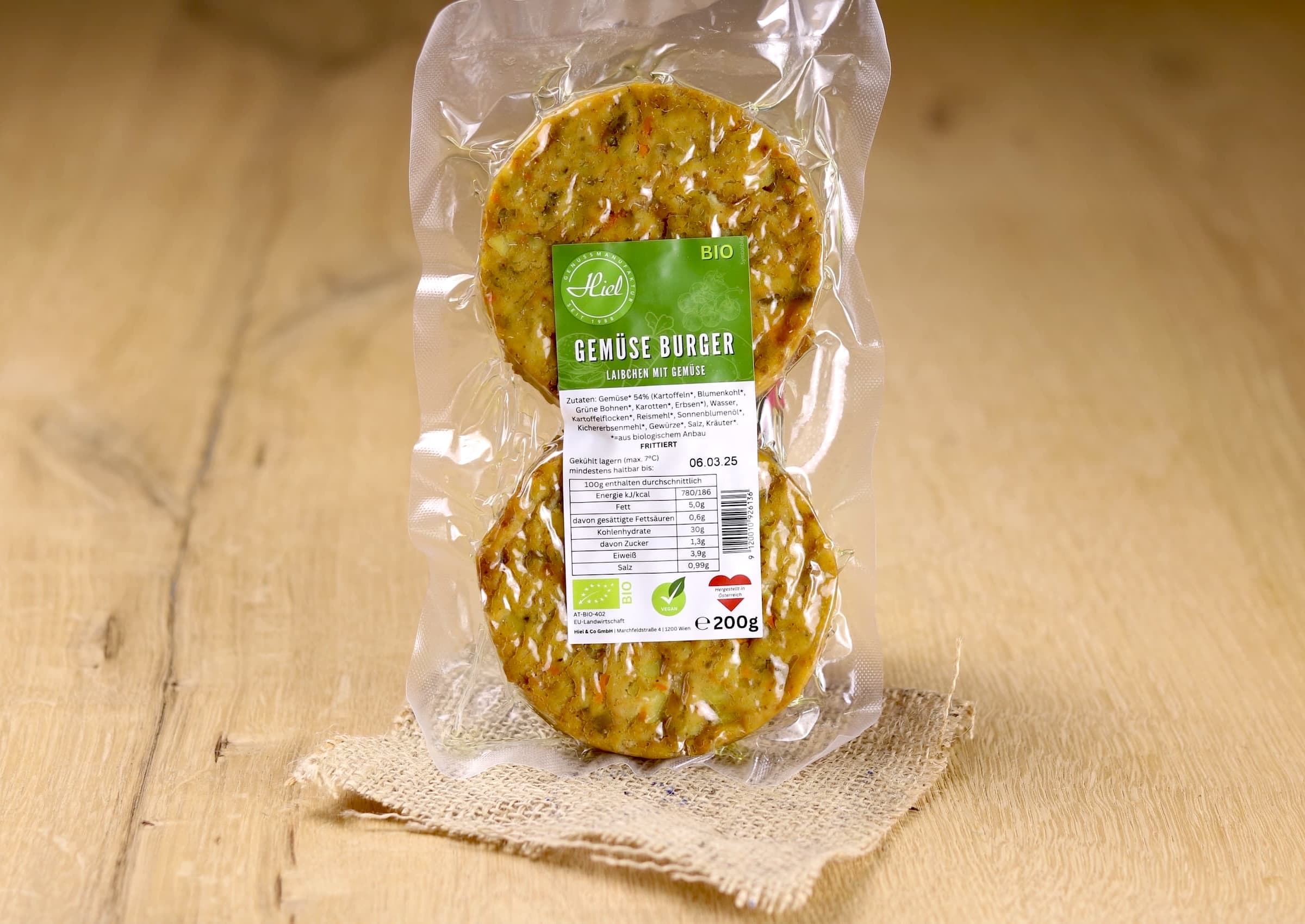 Bio Gemüseburger