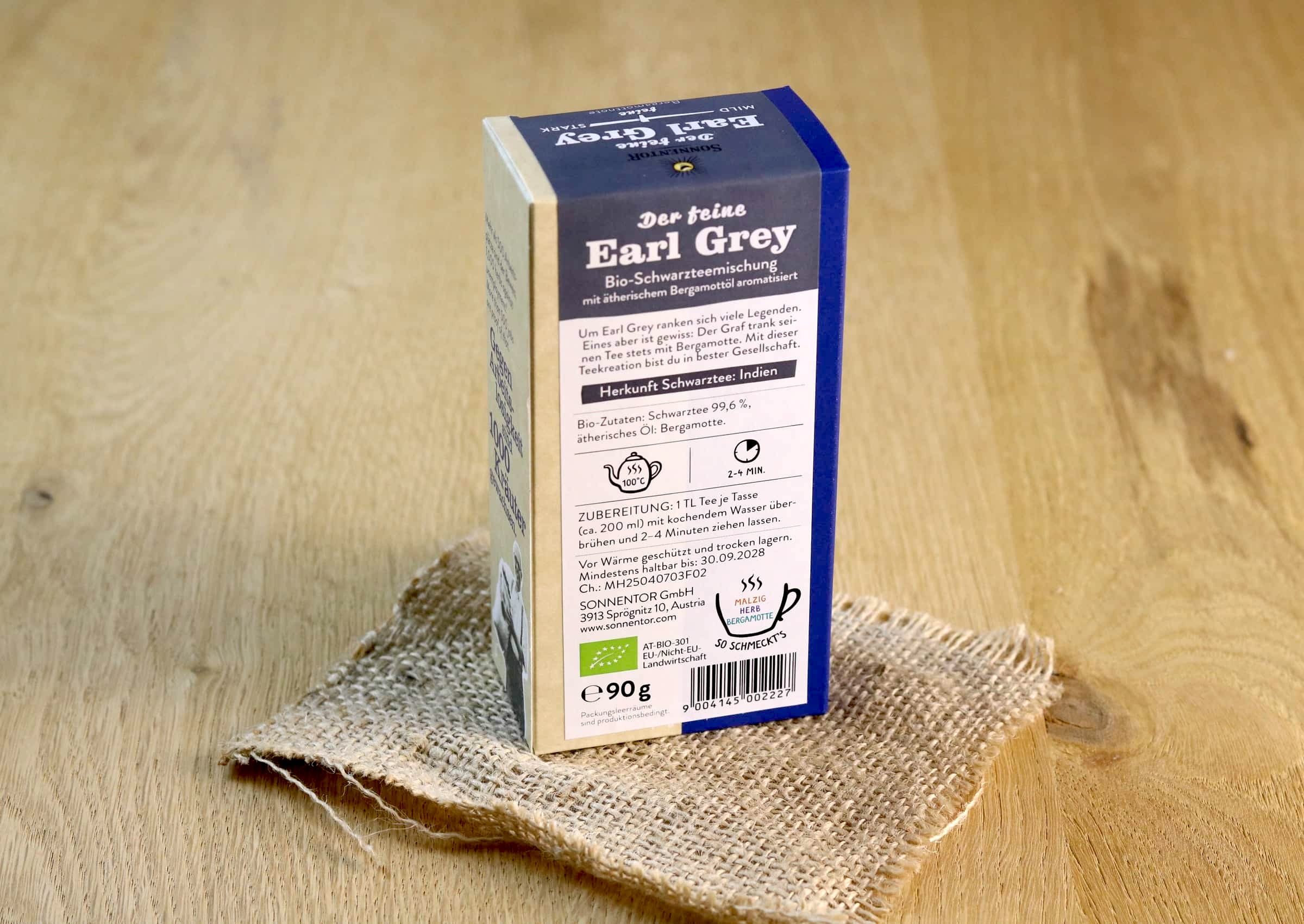 Sonnentor Bio Earl Grey Tee lose