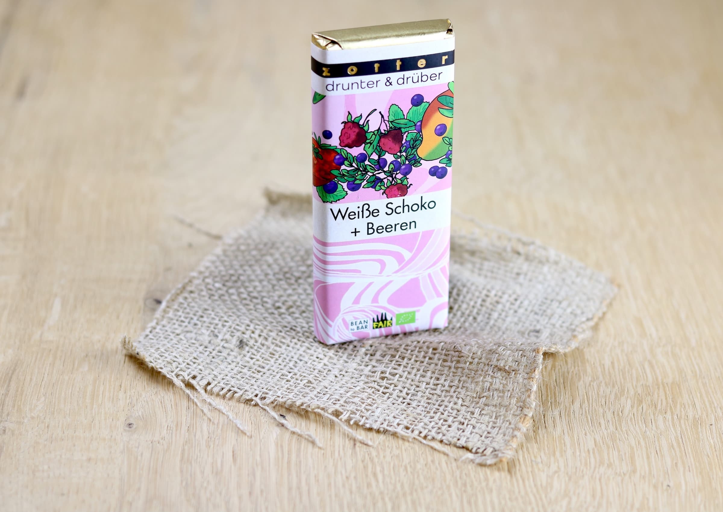 Zotter Bio Weiße Schoko und Beeren