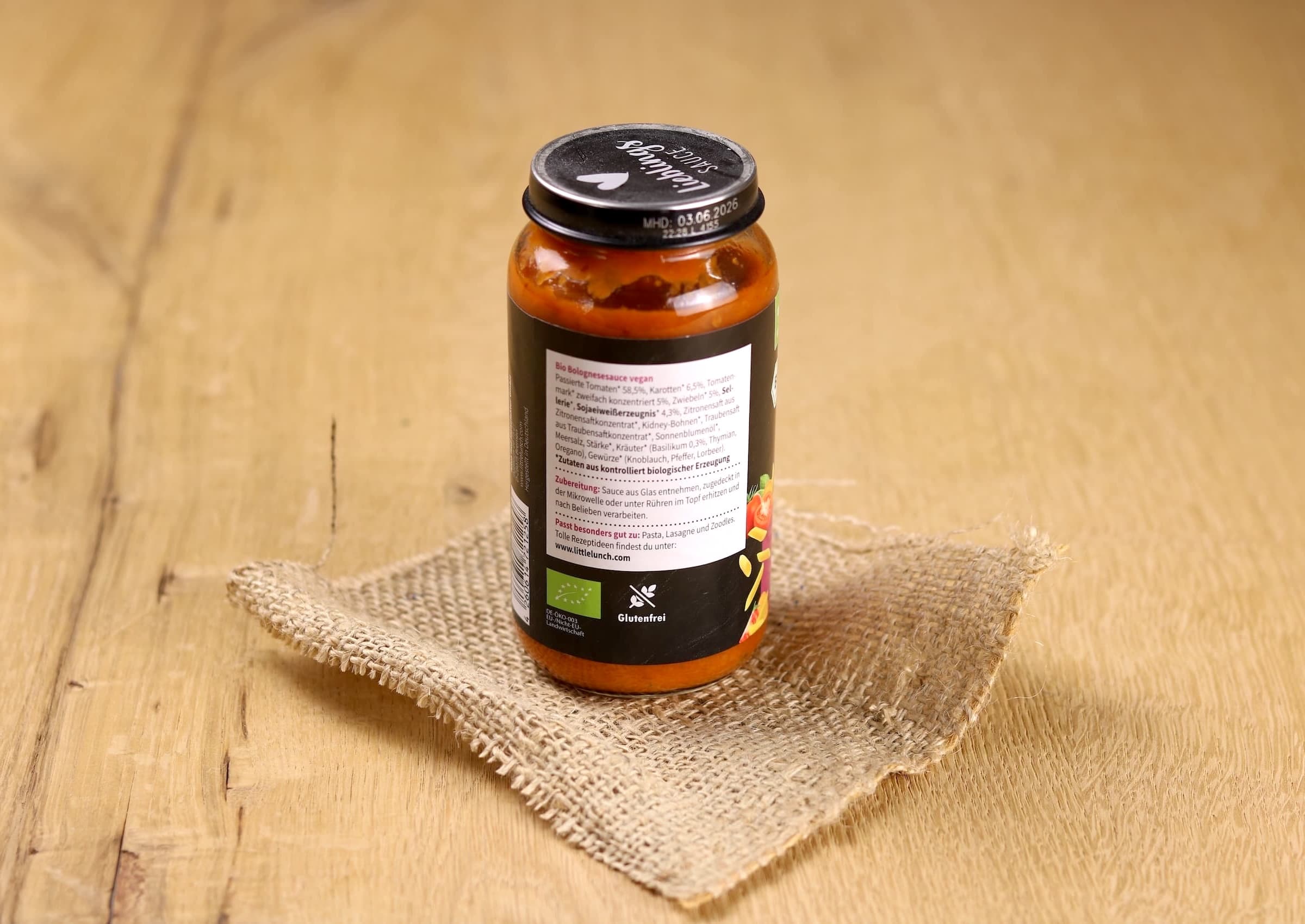 Bio vegane Bolognese