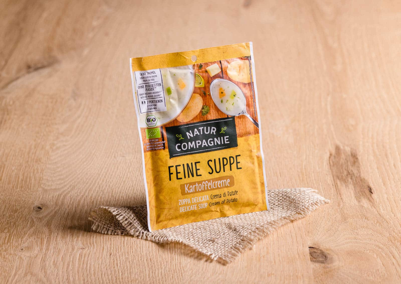 Bio Feine Kartoffelcreme-Suppe