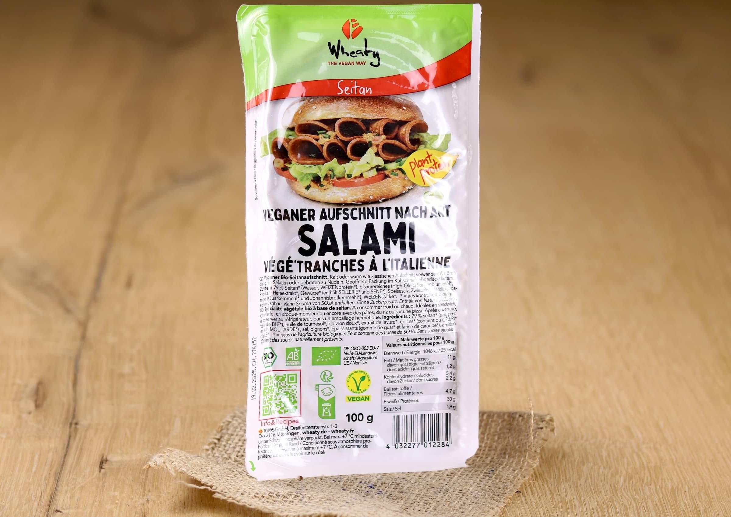 Bio vegane Salami