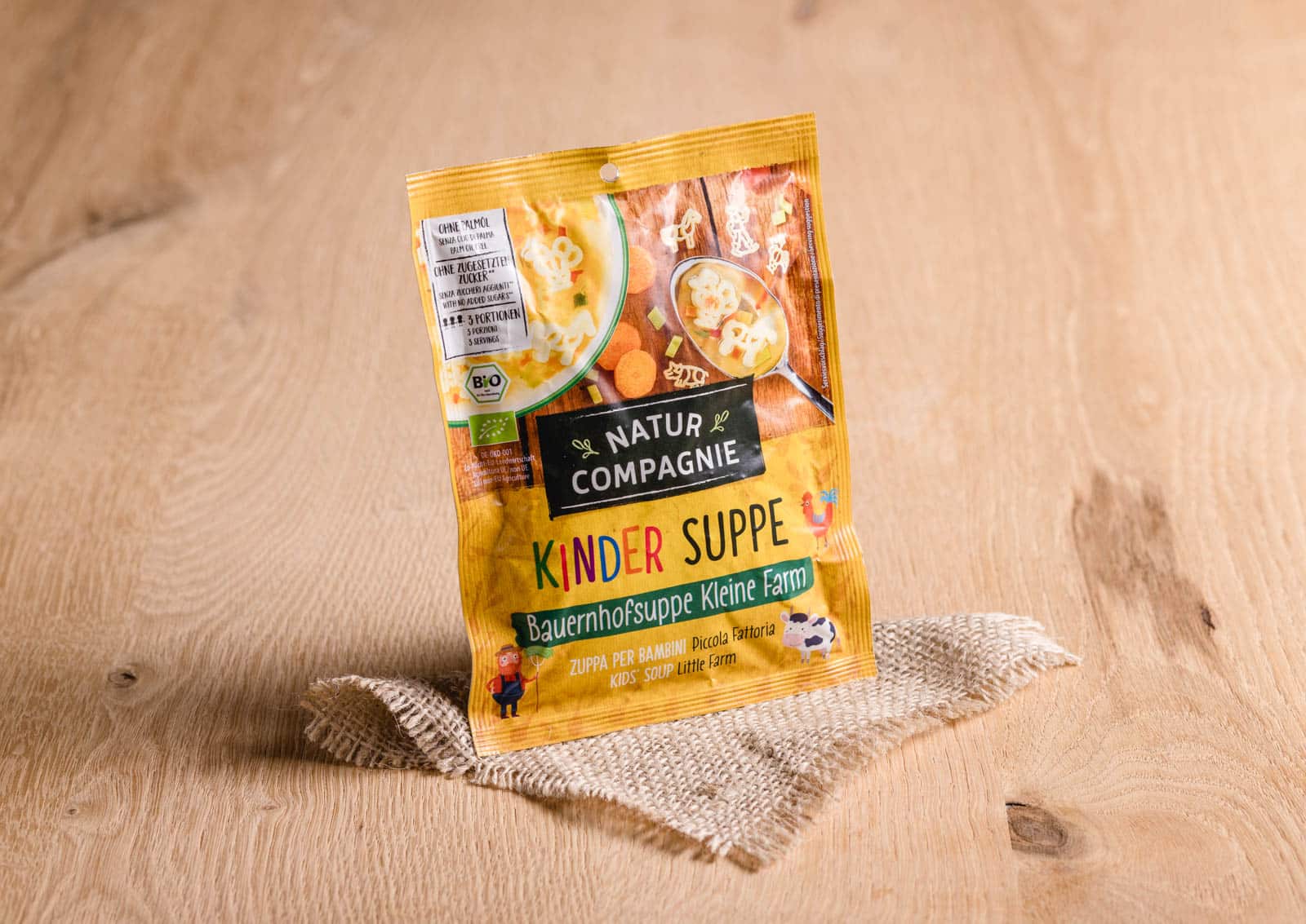 Bio Kinder Nudelsuppe Bauernhof