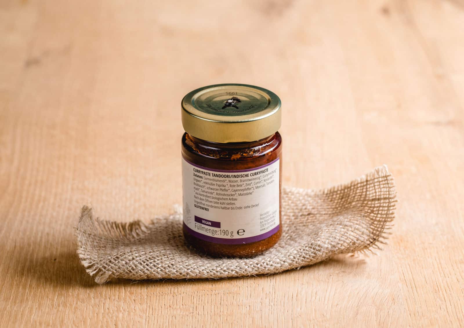 Bio Currypaste Tandoori