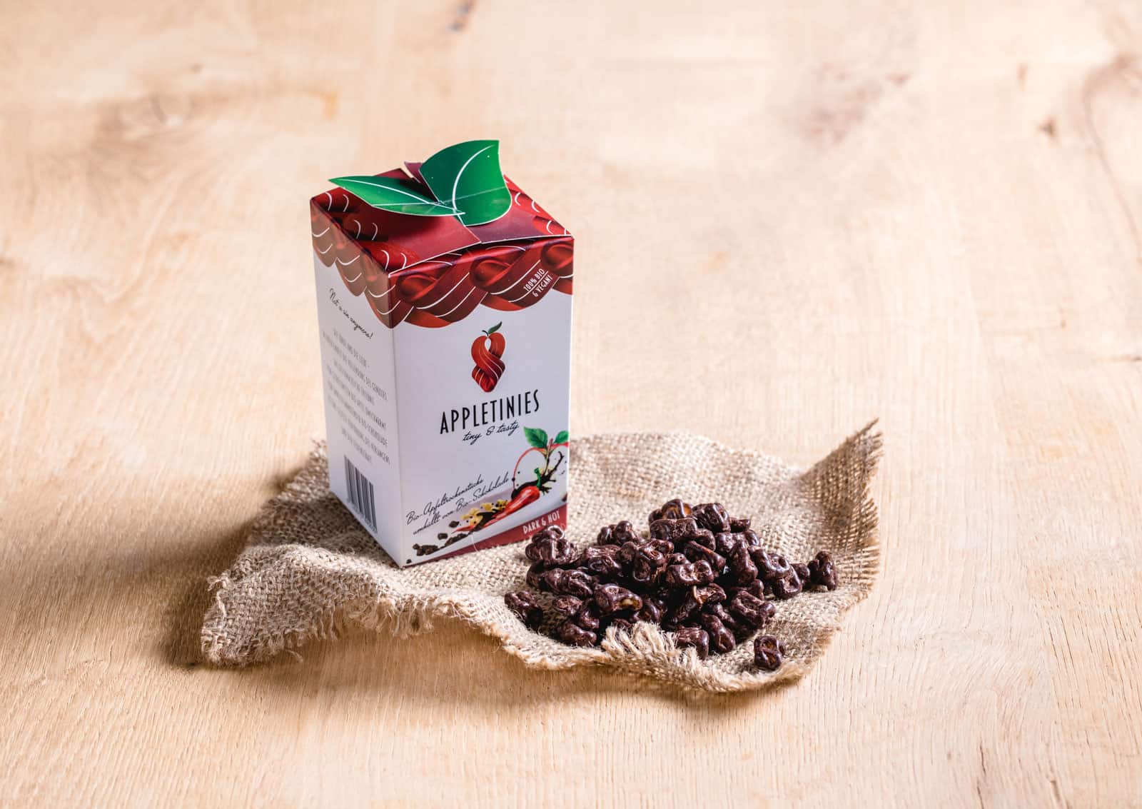 Bio Appletinies Zartbitter mit Chili