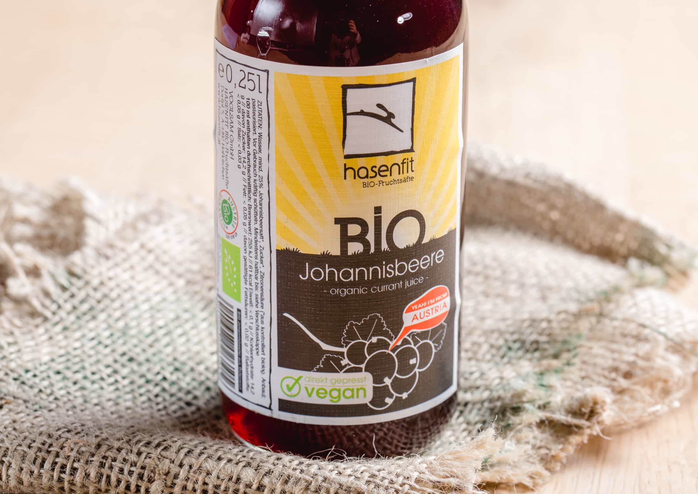 Bio Saft Johannisbeere