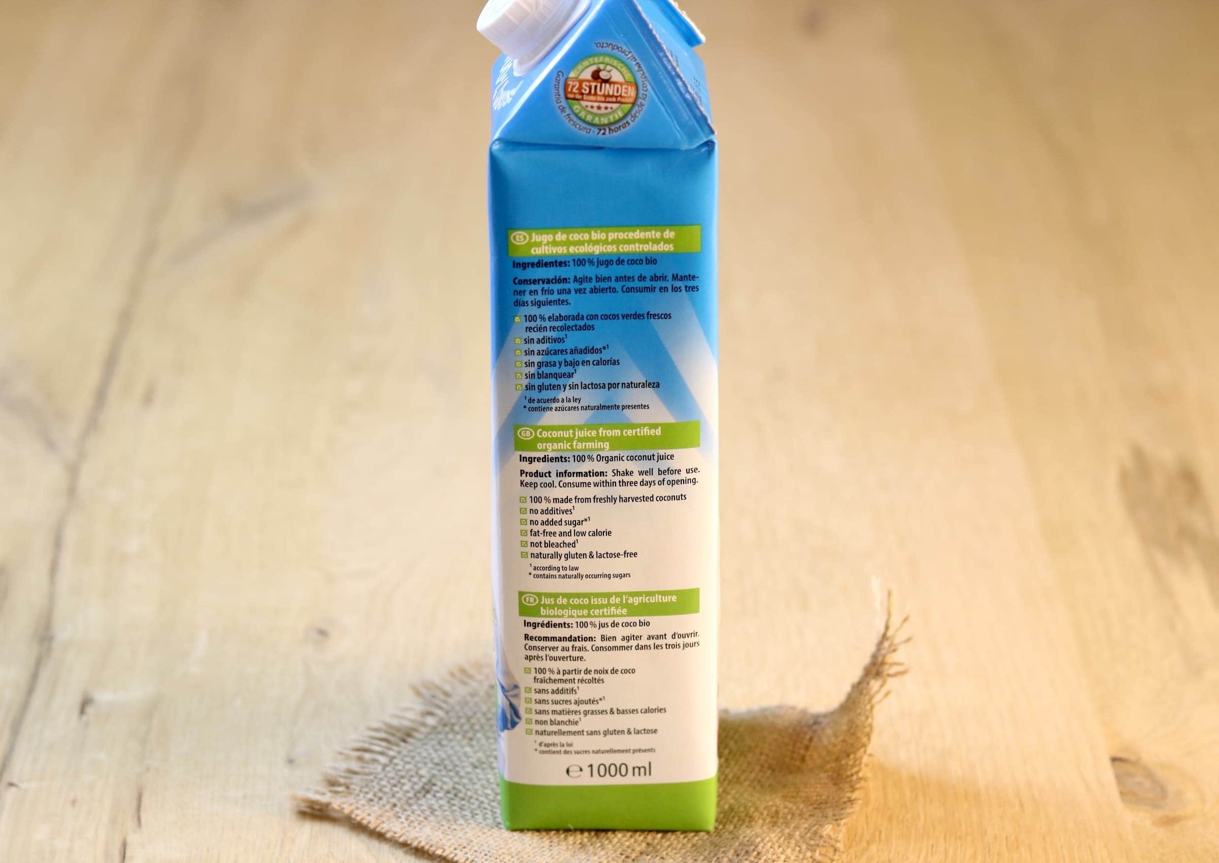 Bio Kokoswasser