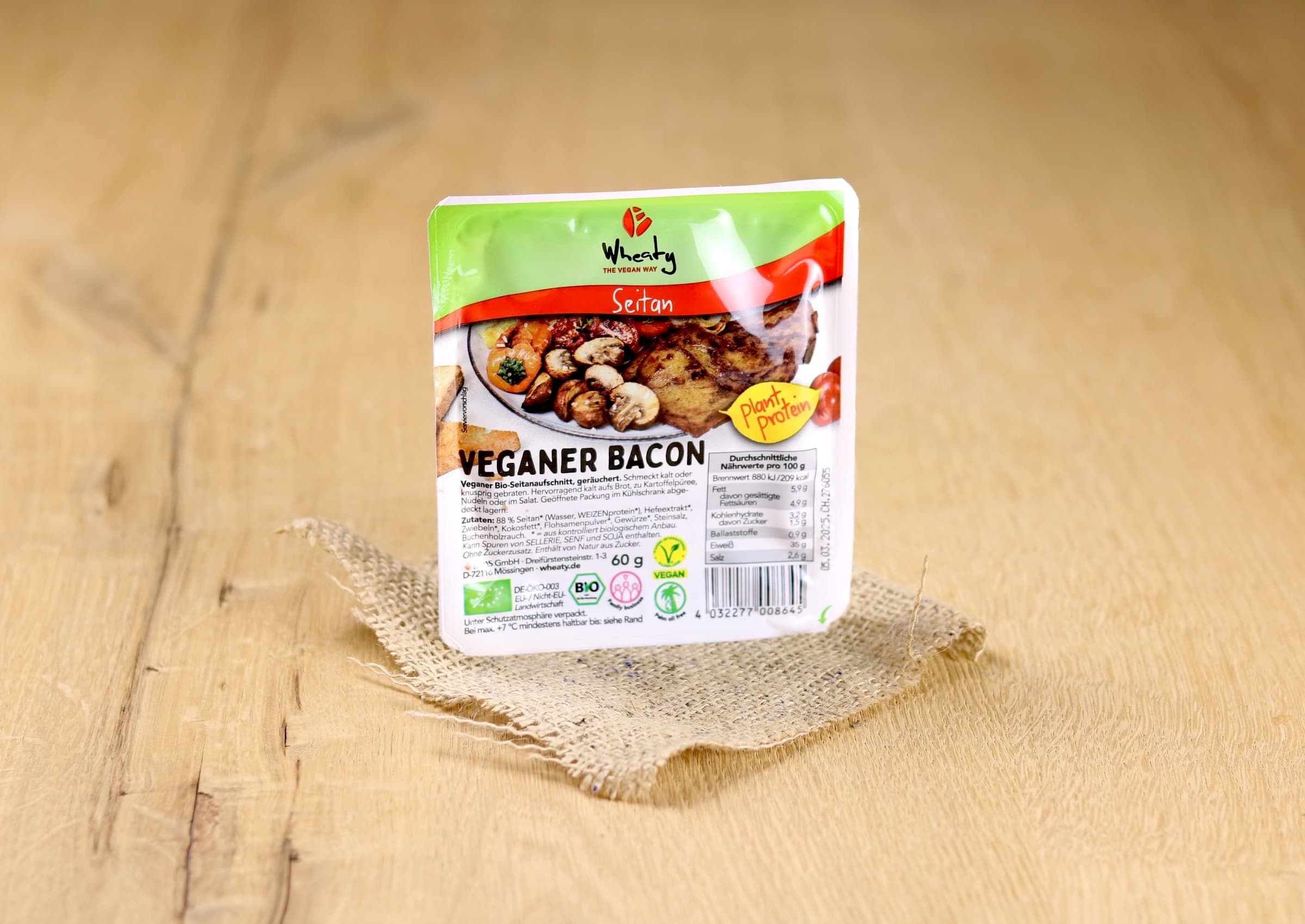 Bio veganer Bacon