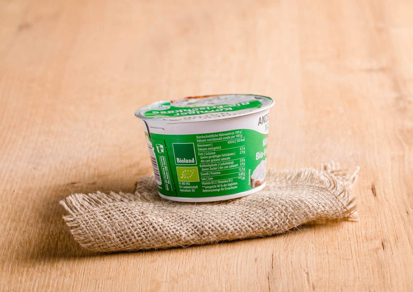 Bio Frischkäse körnig, 20%