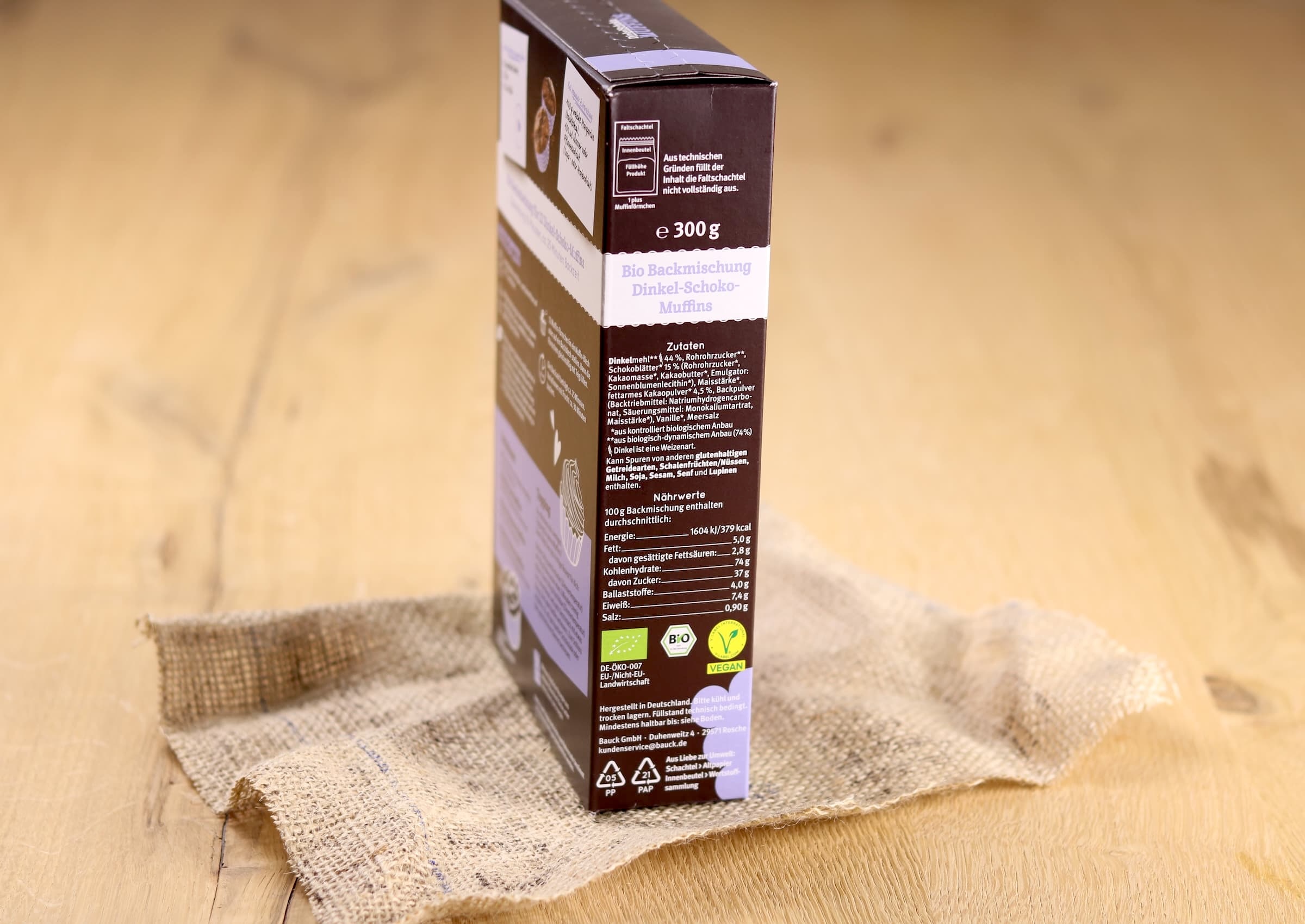 Bio Backmischung Dinkel-Schoko Muffins