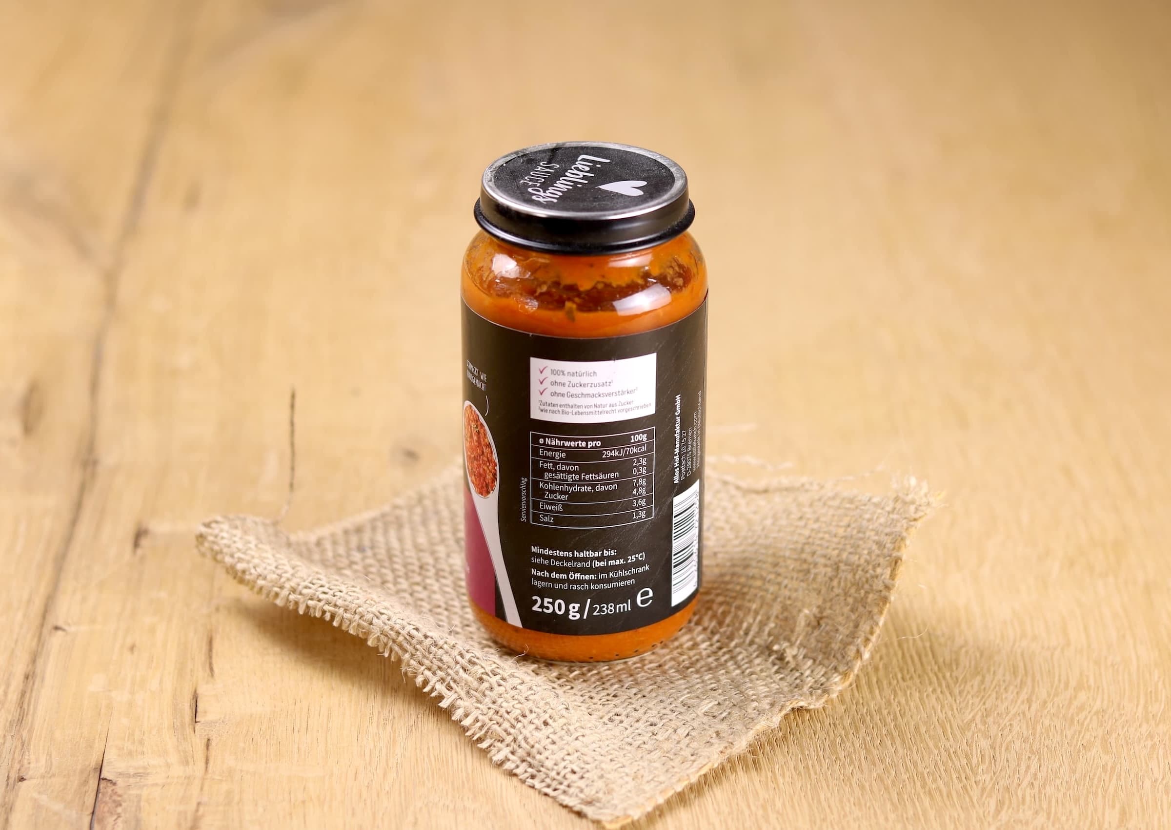 Bio vegane Bolognese