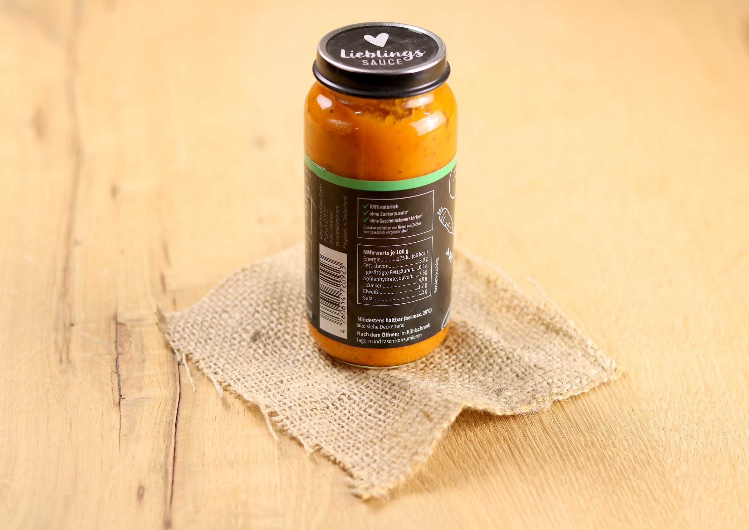 Bio Sauce Mediterranes Gemüse