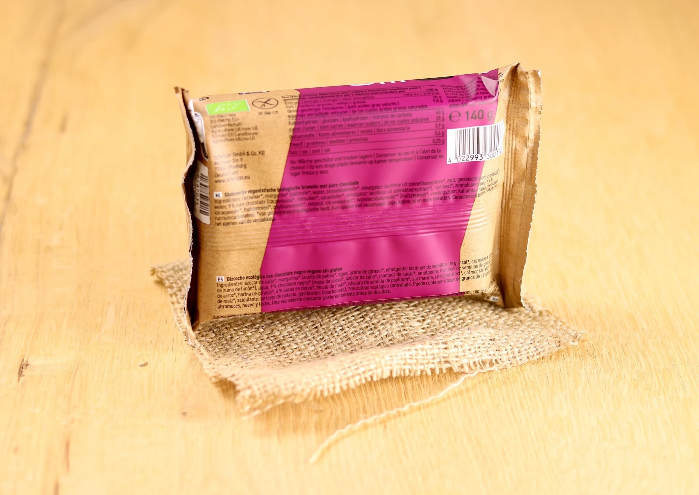 Bio Brownie Schoko