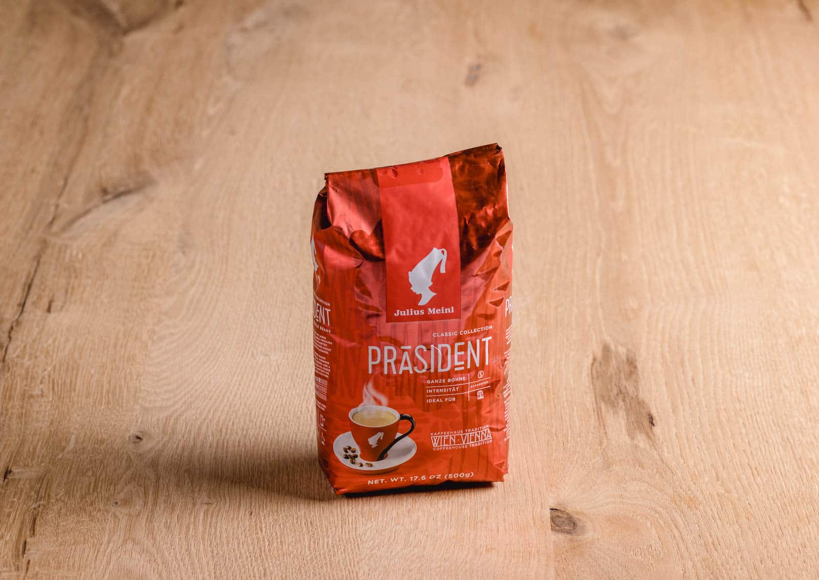 Julius Meinl Präsident, ganze Bohne