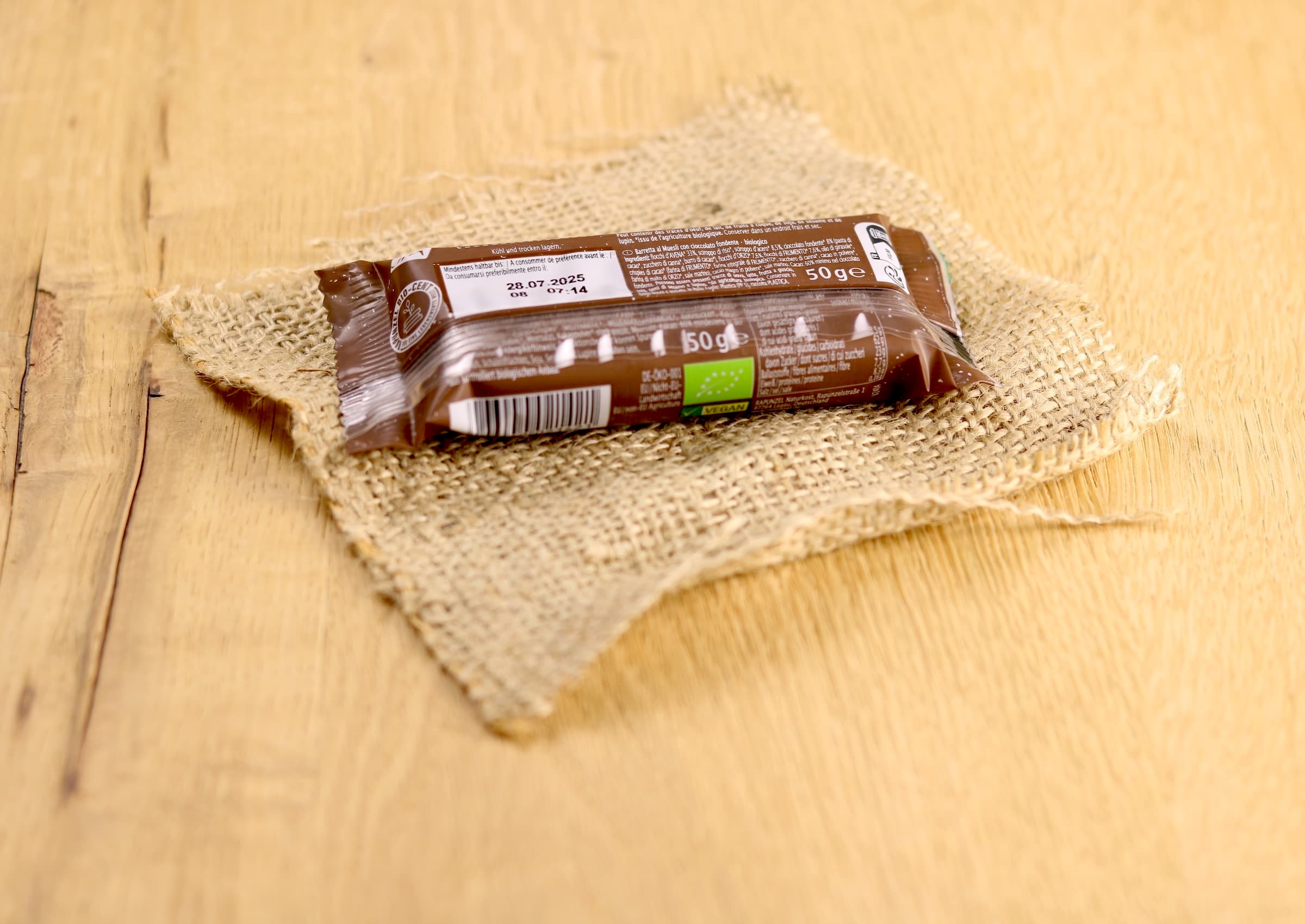 Bio Müsliriegel, Schoko