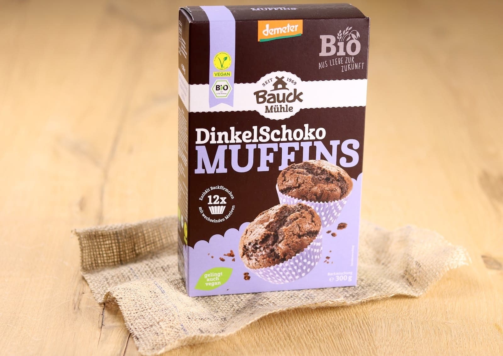Bio Backmischung Dinkel-Schoko Muffins