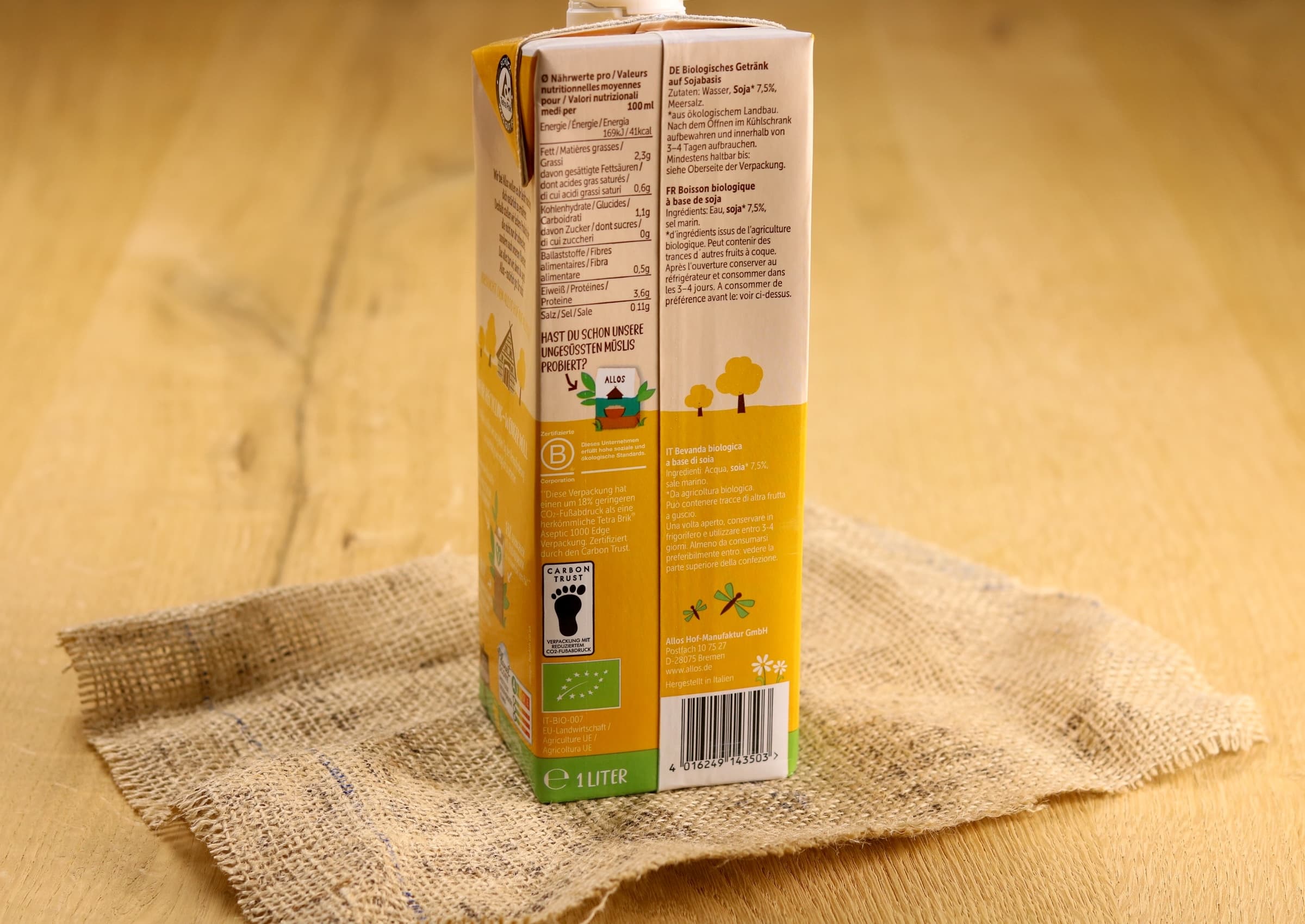 Bio Sojadrink ungesüßt