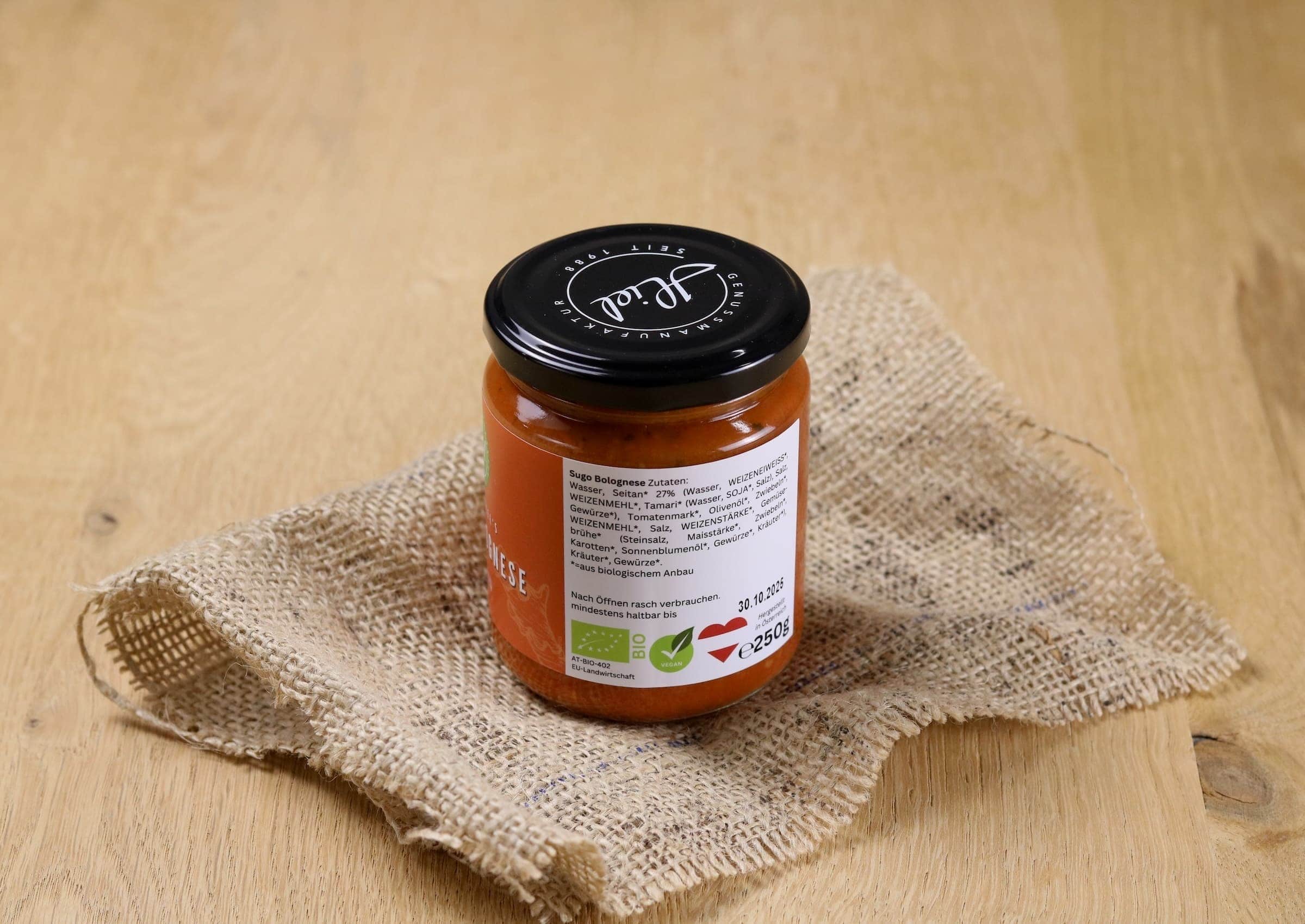 Bio Sugo Bolognese (Seitan)
