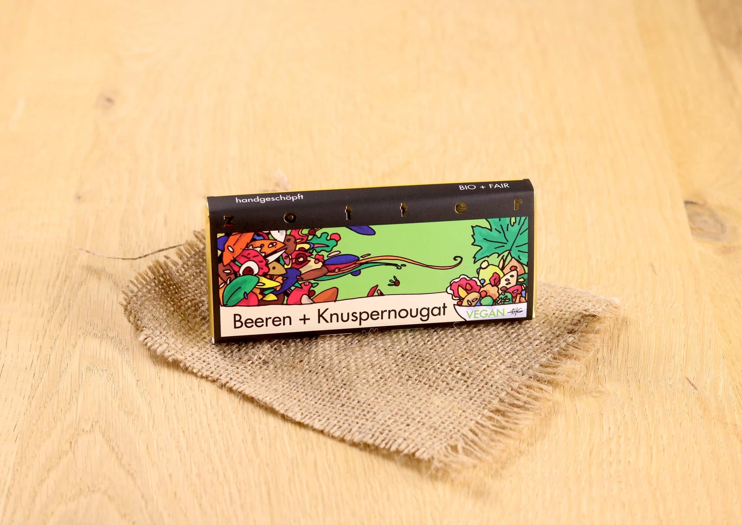Zotter Beeren + Knuspernougat
