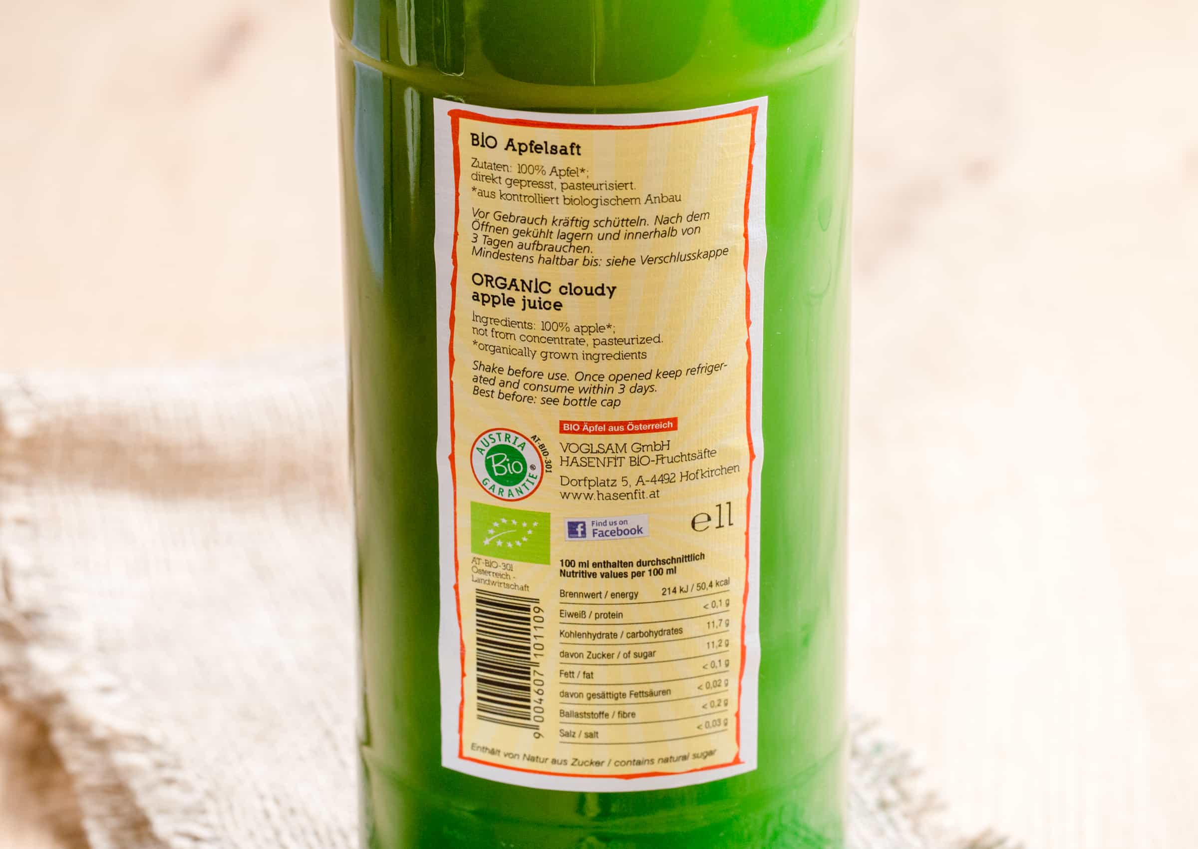 Bio Apfelsaft