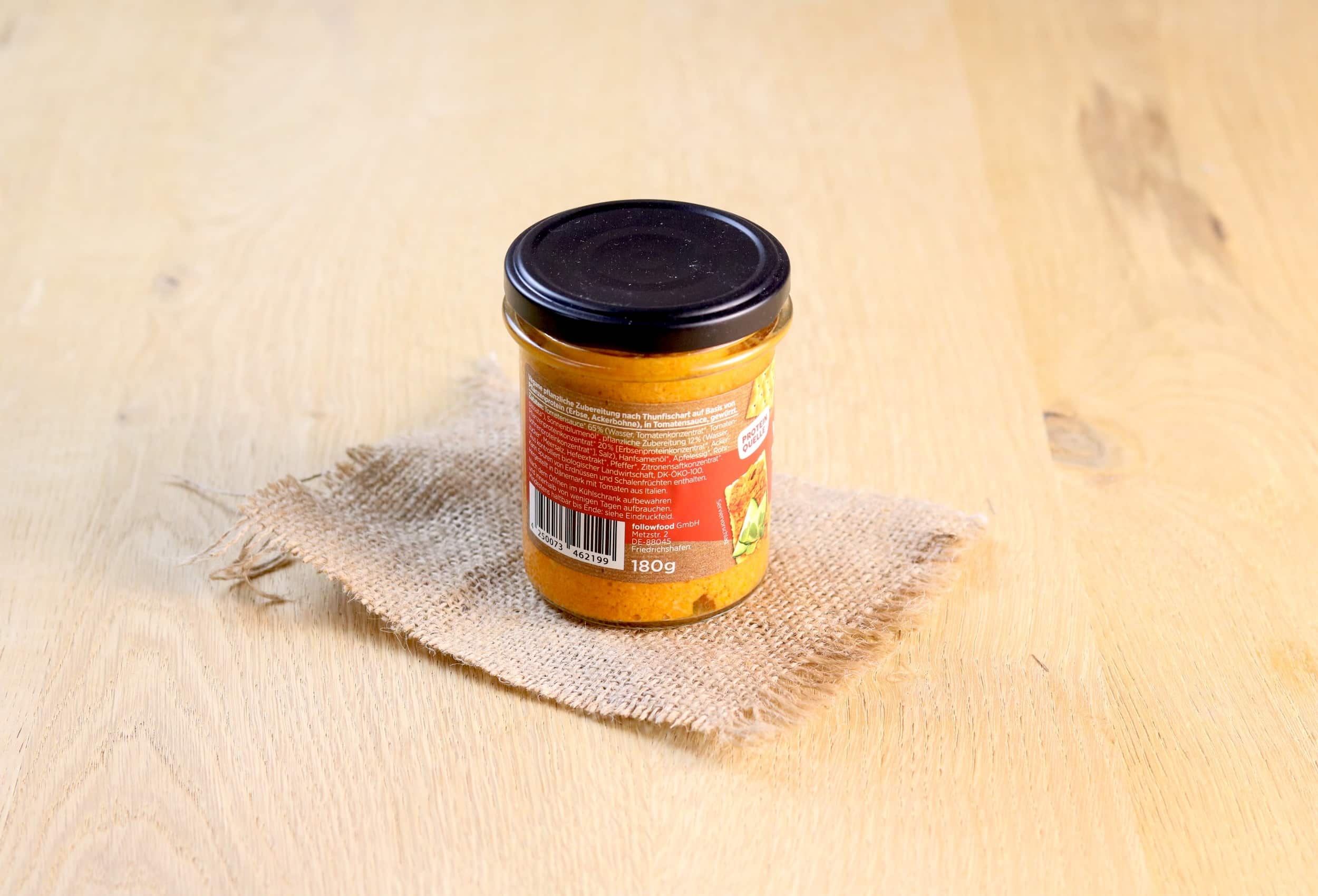 Bio Veganer Thun-Visch in Tomatensauce