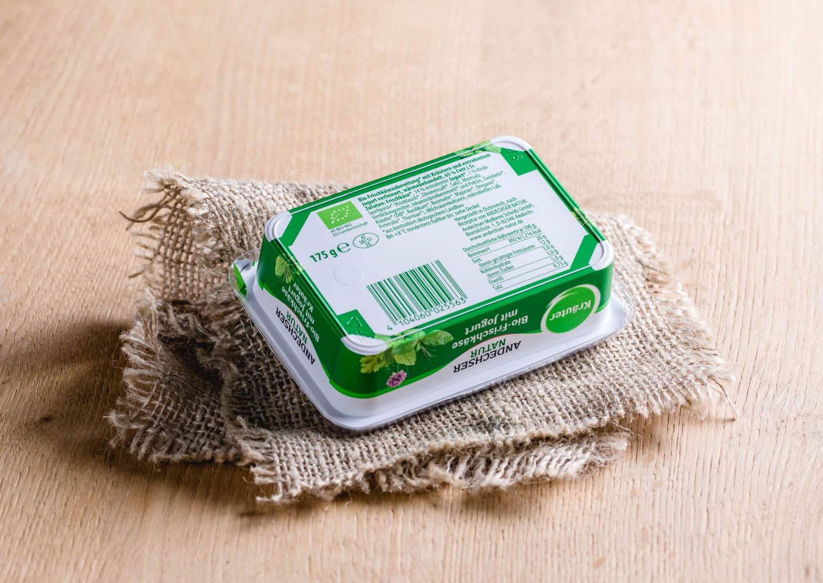 Bio-Frischkäse Kräuter 65 % Fett i. Tr.