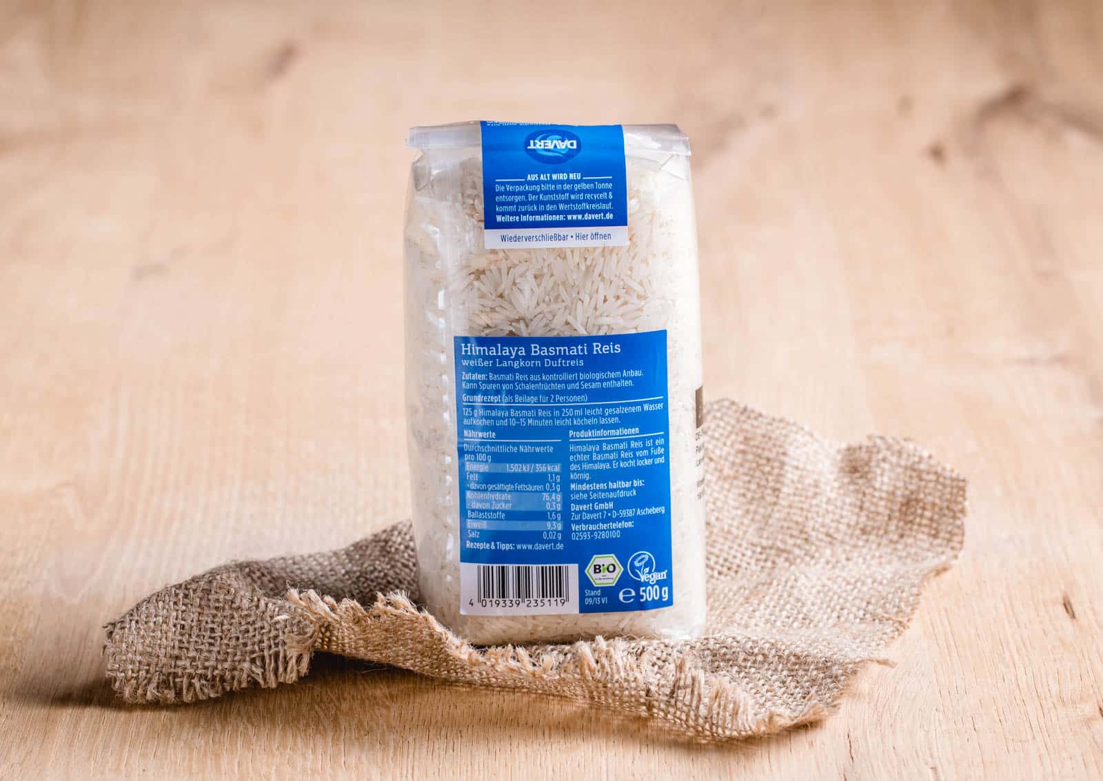 Bio Basmati Reis