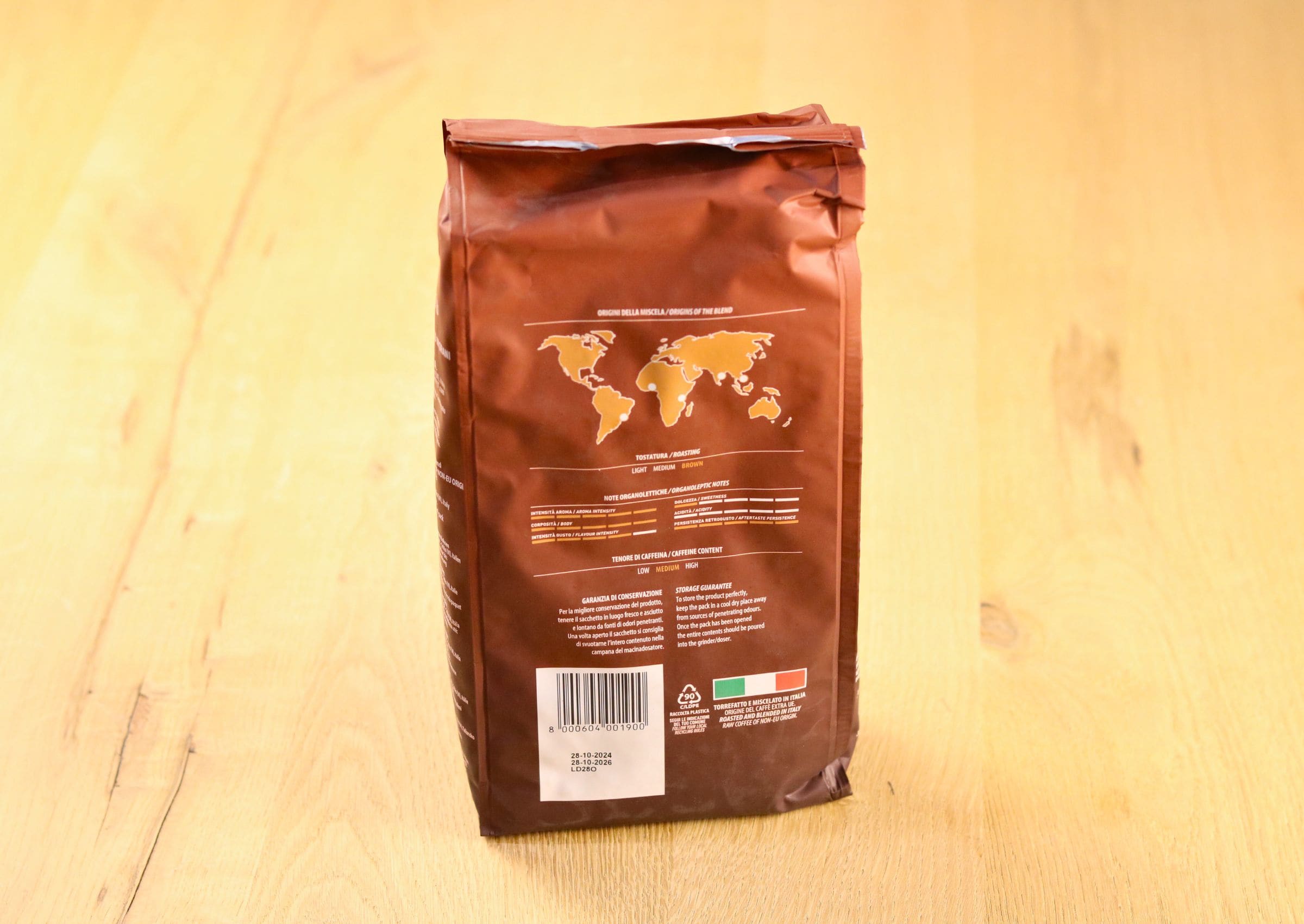 Carraro Globo Marrone, ganze Bohne