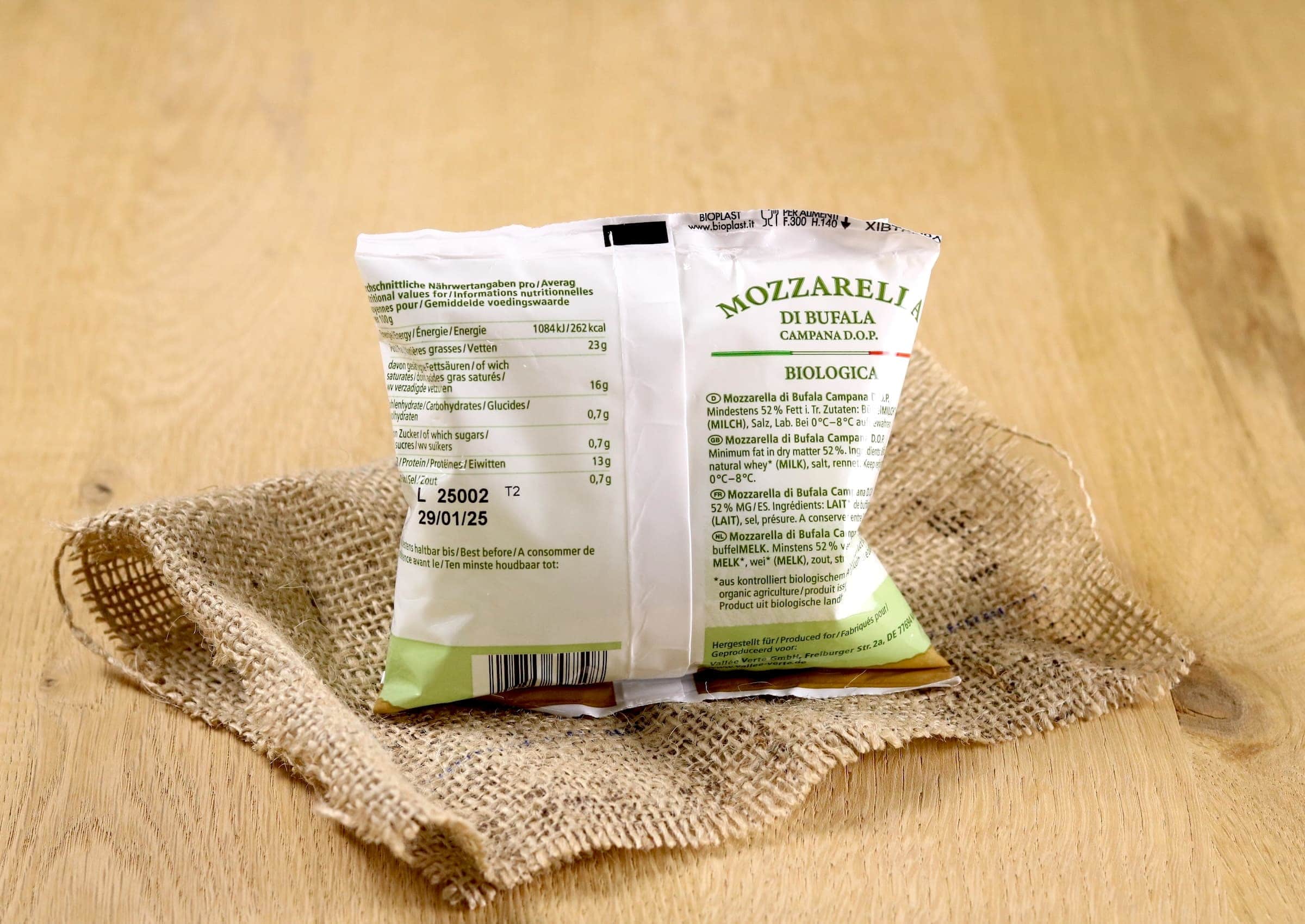 Bio Mozzarella di Bufala Campana D.O.P.