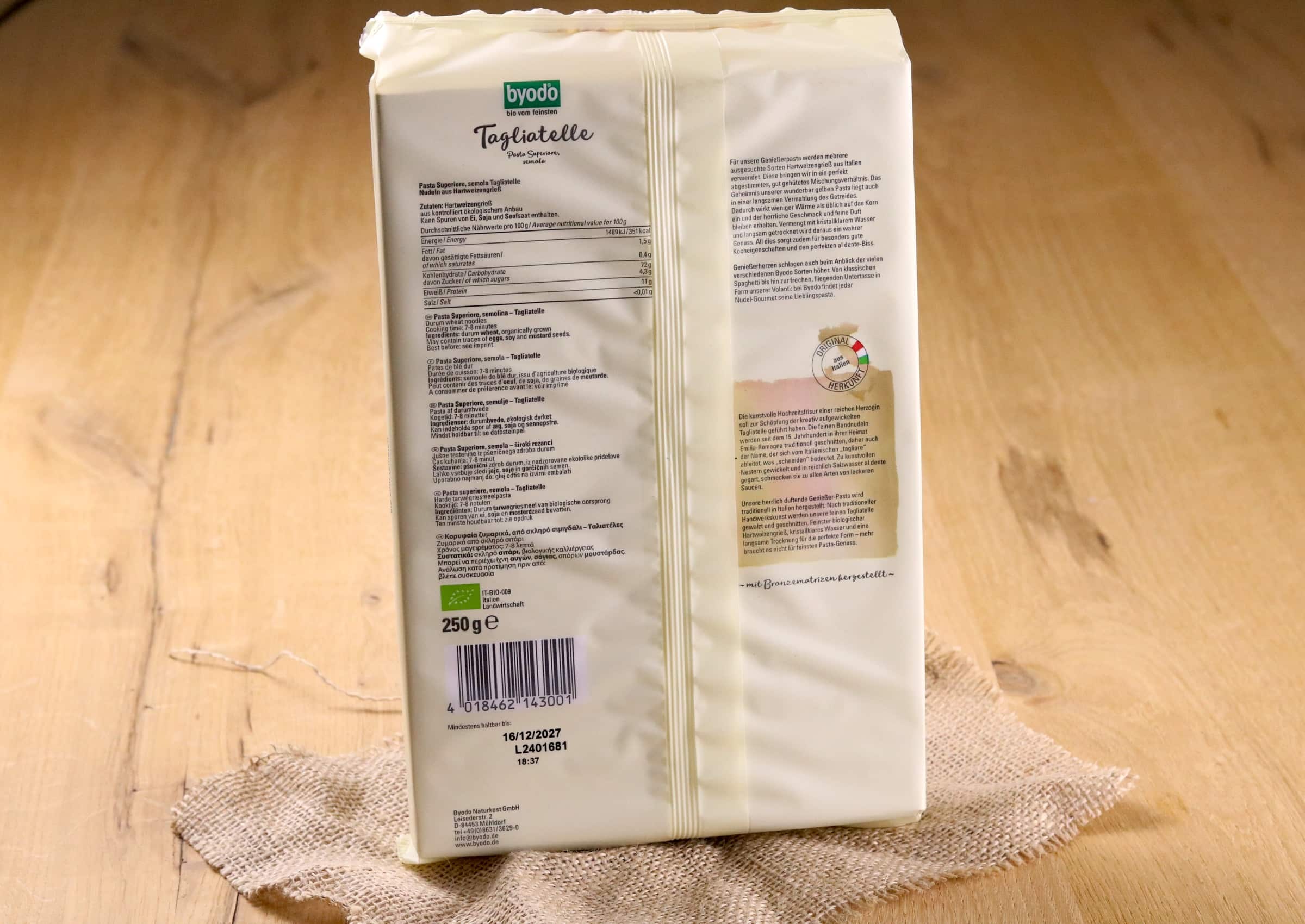 Bio Tagliatelle