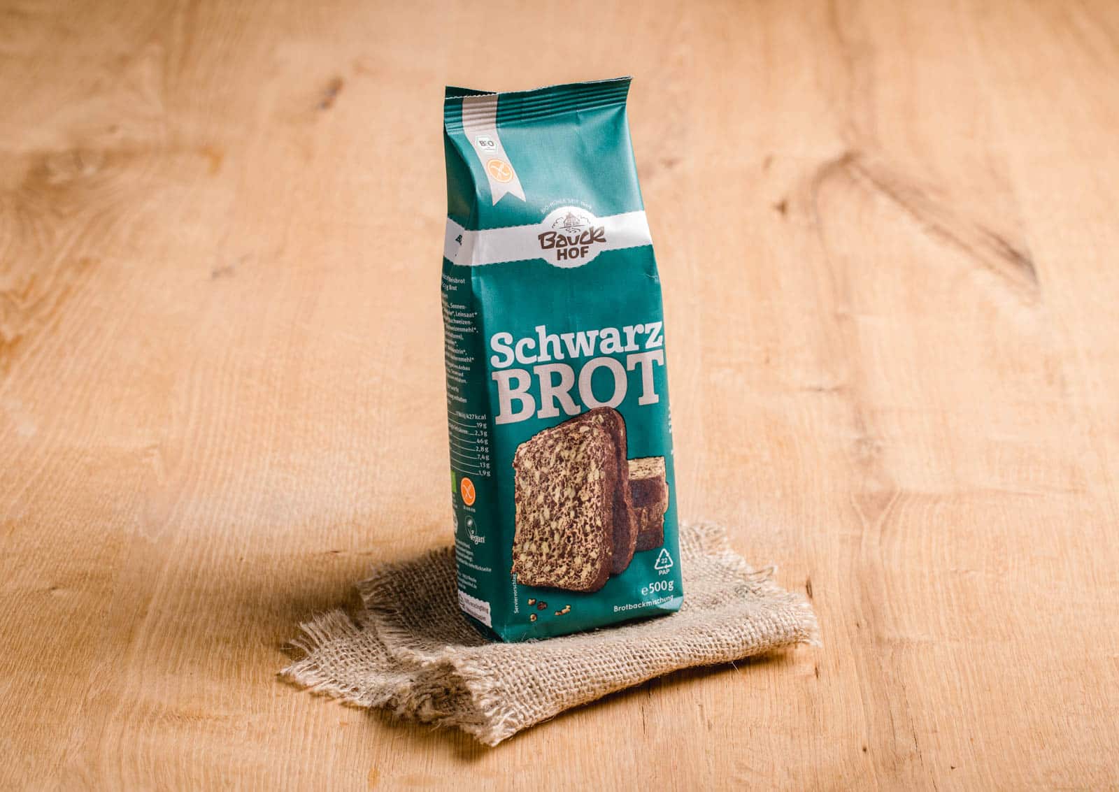 Bio Brotbackmischung Schwarzbrot