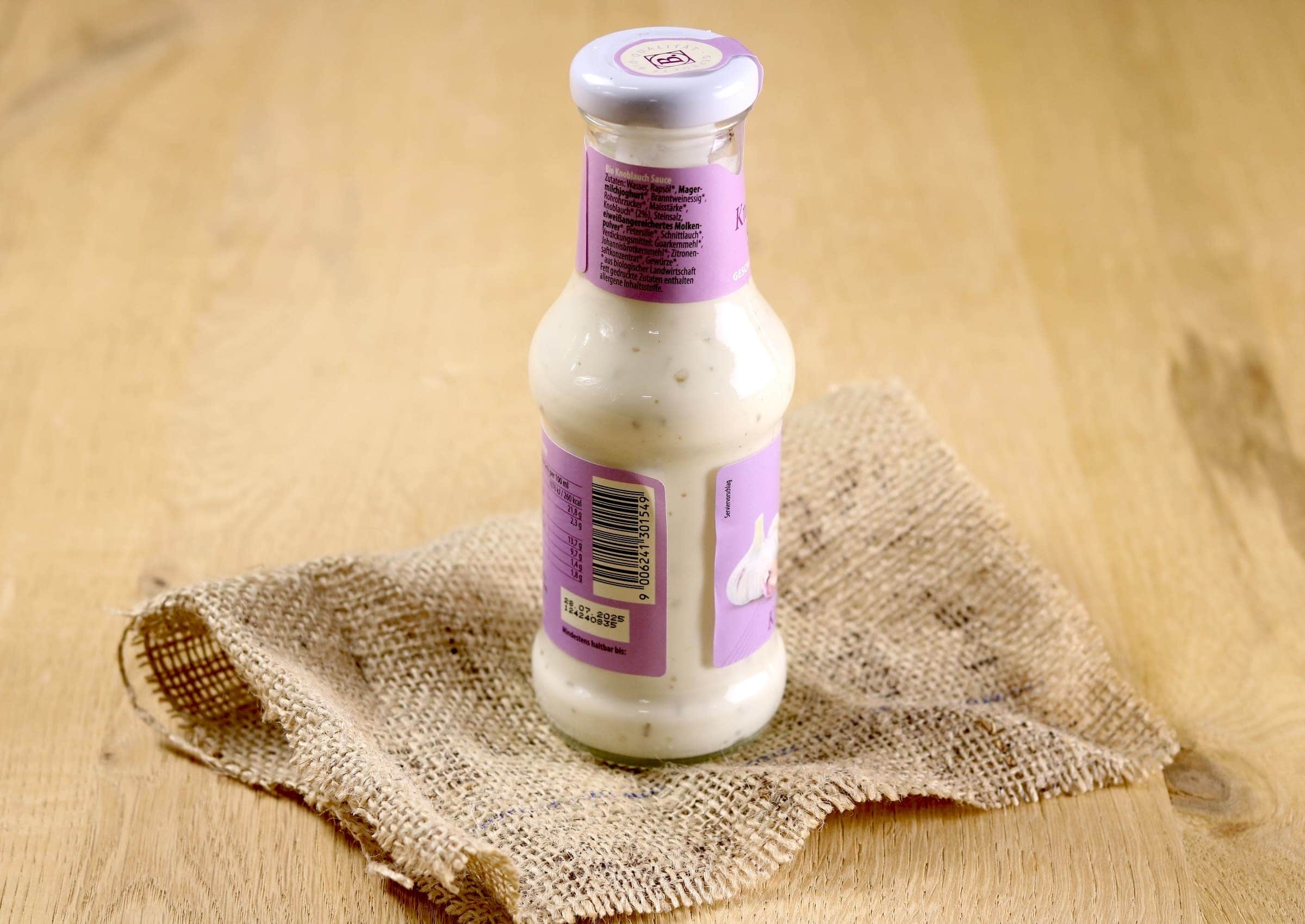 Bio Knoblauch Sauce