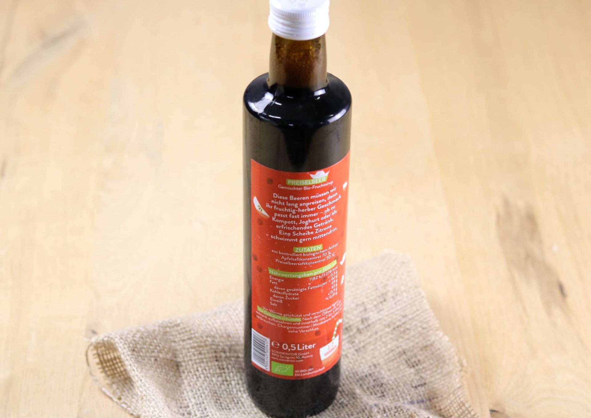 Sonnentor Preiselbeer Bio Sirup online bestellen