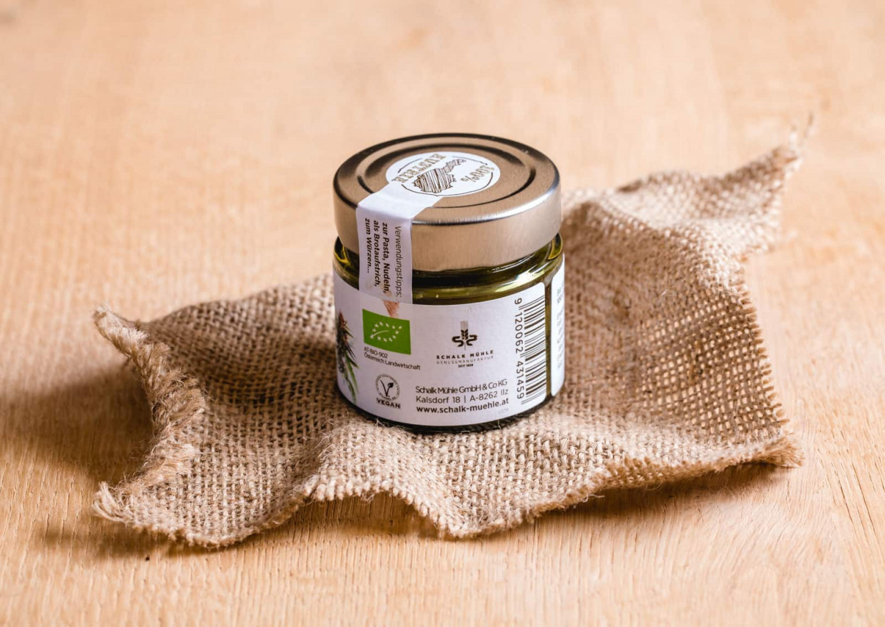 Bio Hanf-Nuss Pesto online bestellen | vomfeld.at